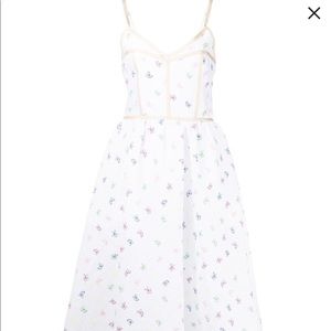 Rosie Assoulin floral embroidery shift dress - NWT